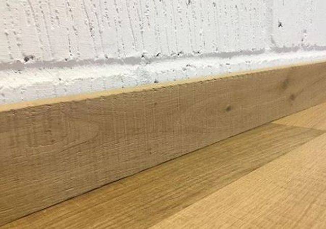 Cross Sawn Raw Timber Finish Matching Skirting