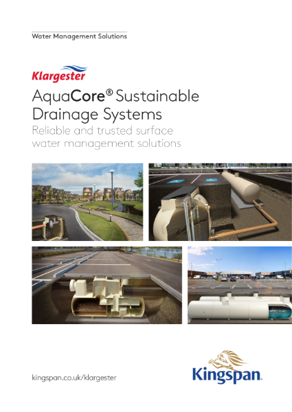 Klargester Aquacore Sustainable Drainage Systems Brochure