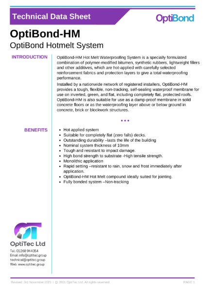 OptiBond-HM TDS