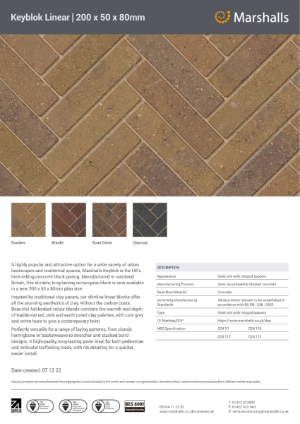 Keyblok Linear Paving