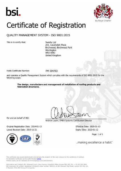ISO 9001.2015 Certificate - 2023