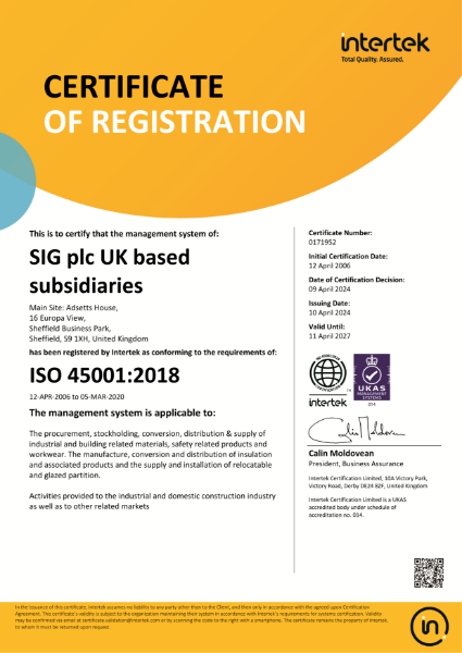 ISO 45001:2018