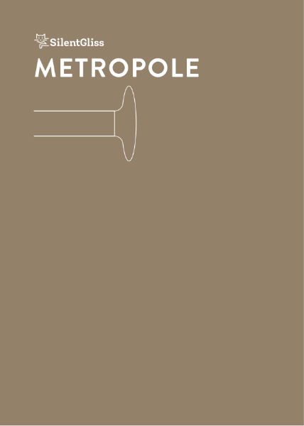 Metropole Decorative Curtain Poles Brochure by Silent Gliss