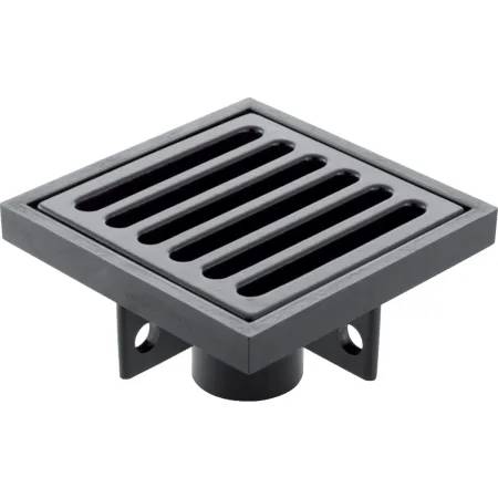 Geberit HDPE floor drain, slotted grating 15 x 15 cm - Floor Drain