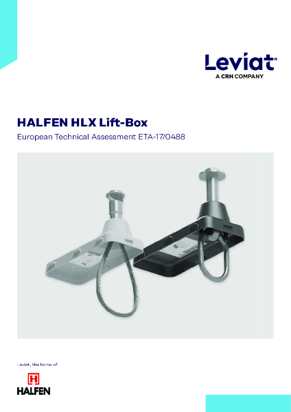 Halfen HLX Lift Box ETA