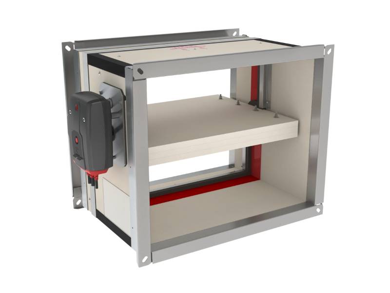 CU2 -  Rectangular EIS Fire Damper (max W1500 x H1000 mm) - Fire Damper
