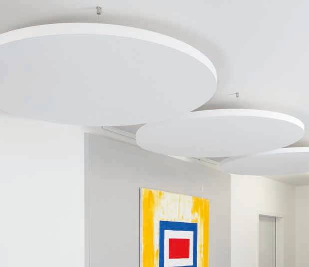 Knauf Ceiling Solutions Floating Canopy Systems MINERAL Sonic Element (TOPIQ® Sonic Element, Optima Canopy) Individual / Grouped - Ceiling raft