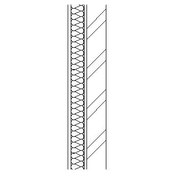 Sheet steel cladding with weather barrier, insulation and steel frame