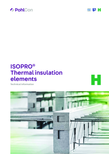 H-Bau Isopro  Thermal Break For Concrete Balconies