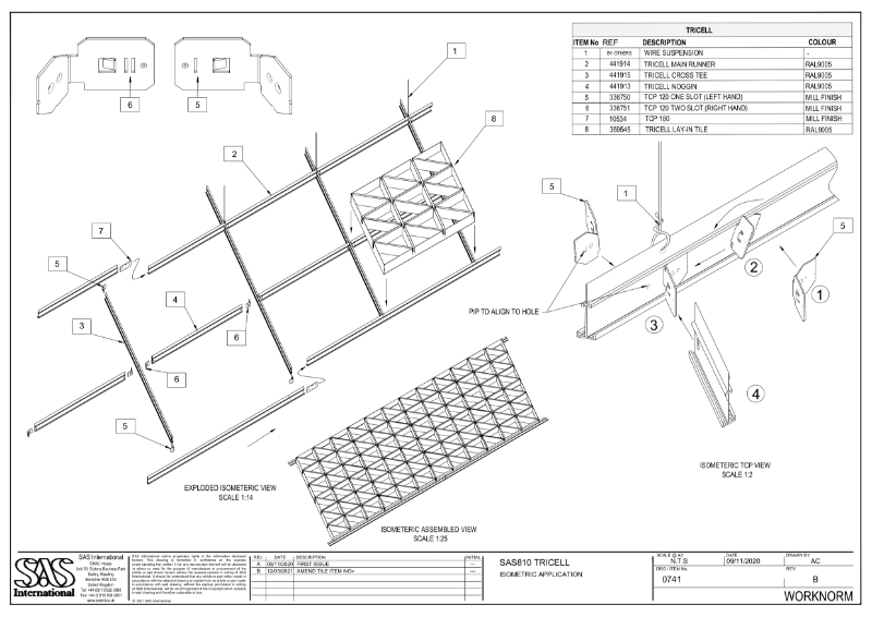 SAS810 Tricell Isometric Application