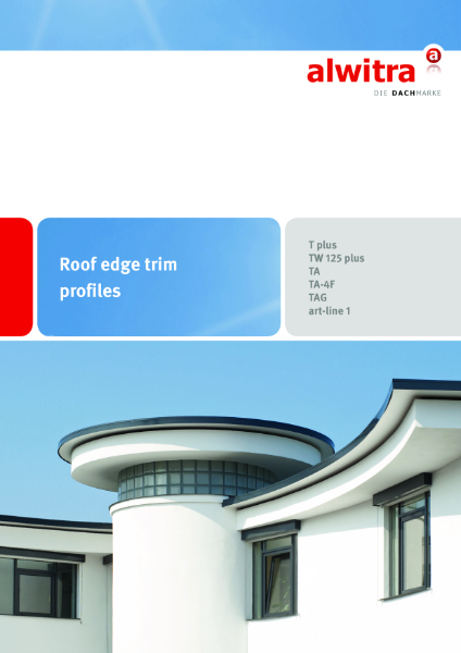 Alwitra Roof Edge Trims Brochure 2022