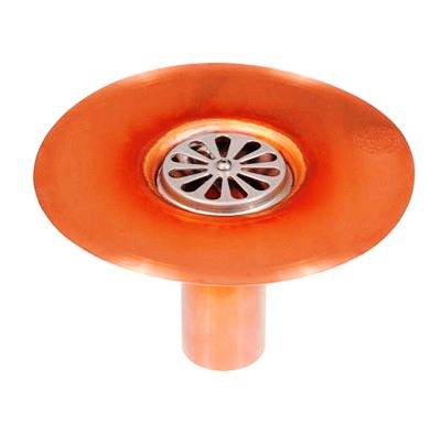 SPUN COPPER DECK DRAIN