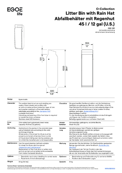 O20-1411 - Data Sheet