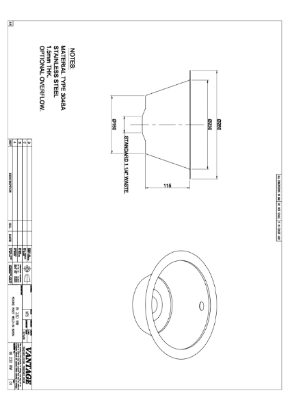 Drawing - VIN230RW