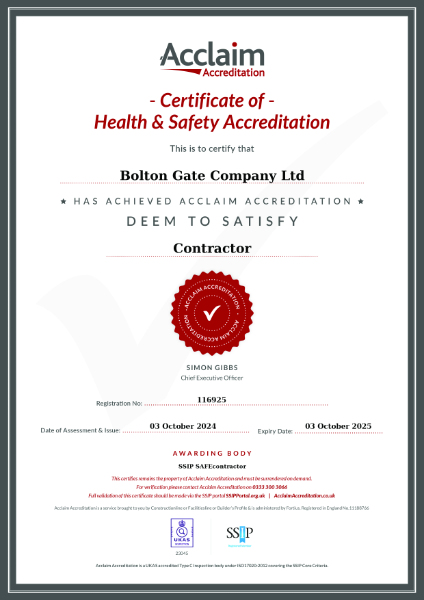 Health & Safety Accreditation
