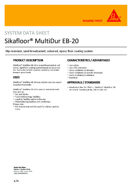 Sikafloor® MultiDur EB-20