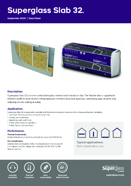 Superglass Slab 32 - Datasheet
