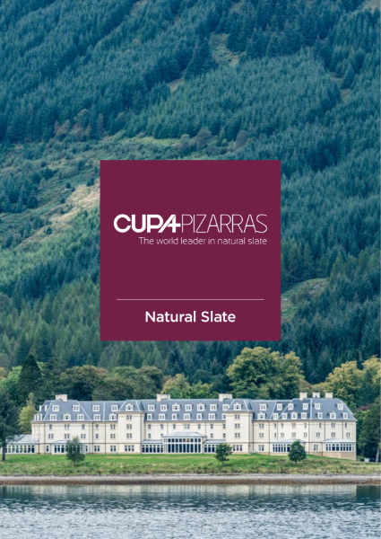 Cupa Pizarras natural slate company General brochure