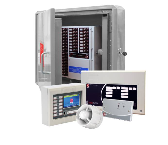 Fire detection and alarm devices and control equipment