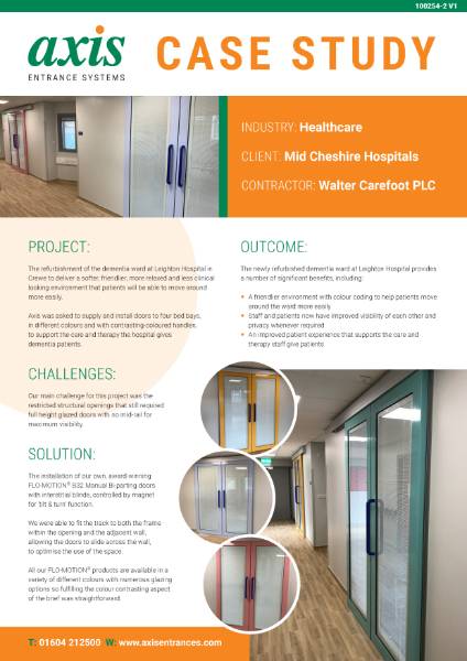 Axis Case Study 41 Leighton Hospital