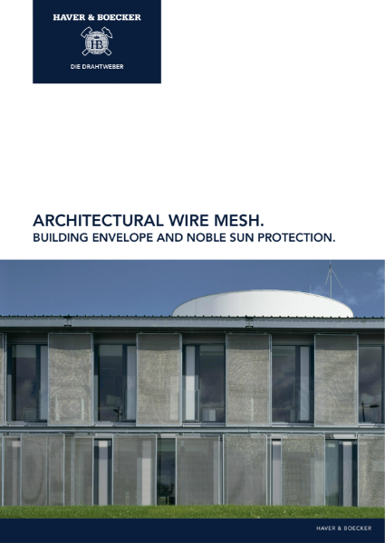 Effective sun protection with architectural wire mesh.