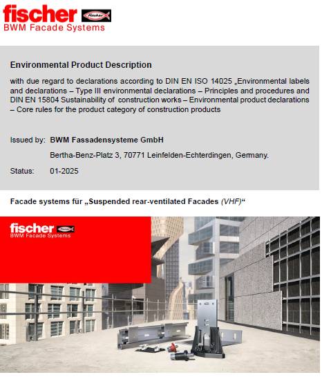 Environmental Product Description - Rainscreen Systems