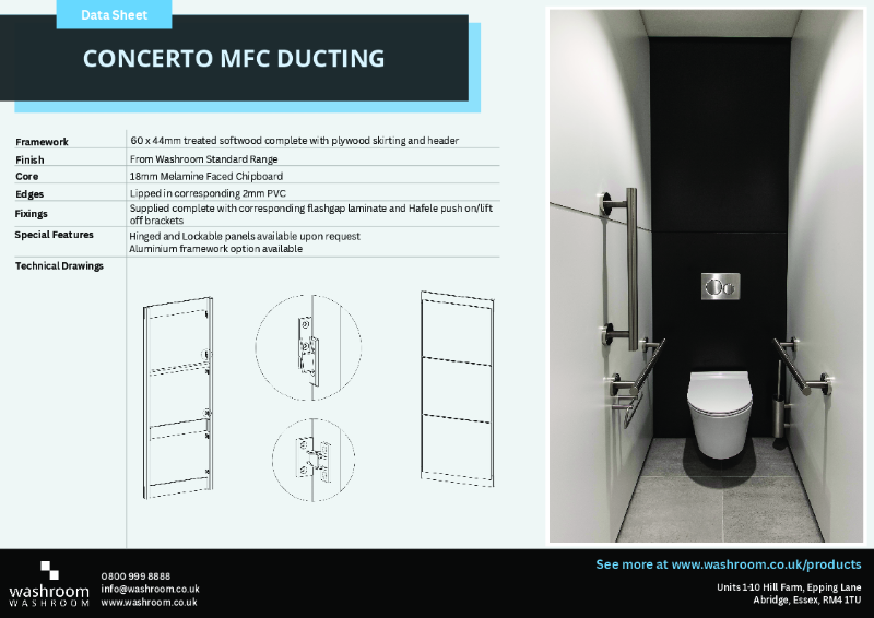 Concerto MFC Ducting