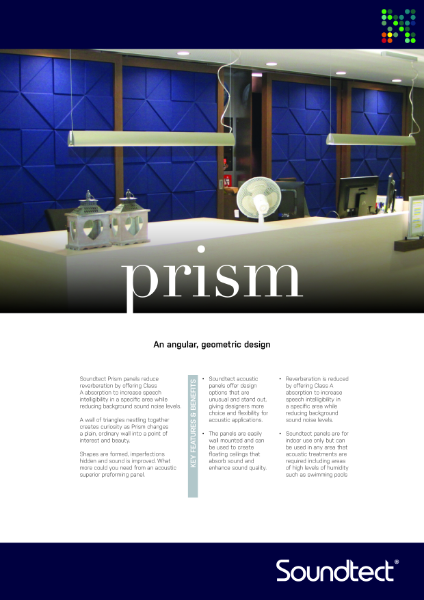 Prism Specification Sheet