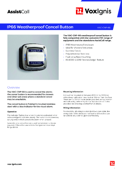 ViAC-CNP-66 Datasheet