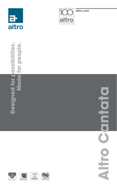 Altro Cantata Sample Card