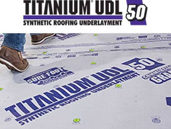 Titanium® UDL50 Roof Underlayment