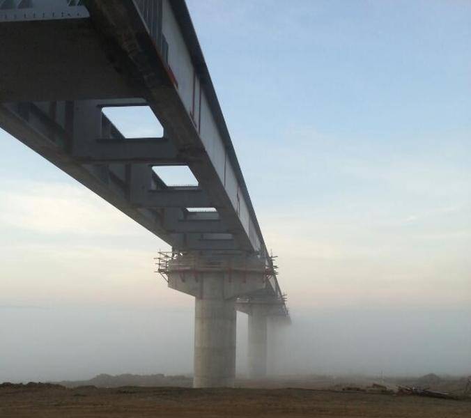 A speed dry coating for world´s longest hi-speed rail viaduct