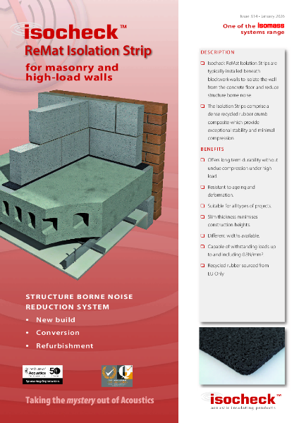 Isocheck Re-Mat Isolation Strip - Data Sheet v3.14