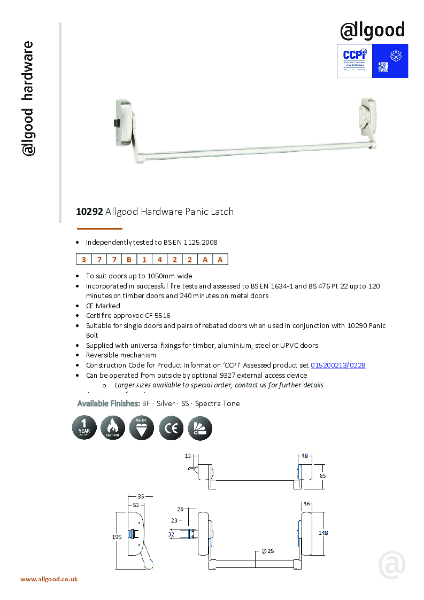 10292-Datasheet Iss07