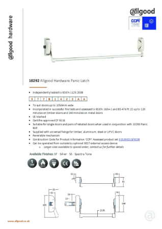 10292-Datasheet Iss07