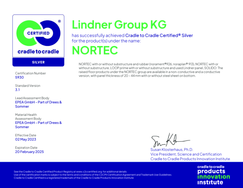 Cradle to Cradle Certified® Silver - NORTEC