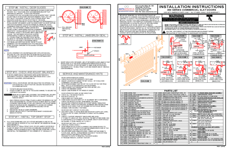 300 SERIES INSTALLATION INSTRUCTIONS DUAL DIMS_11x17_09232020
