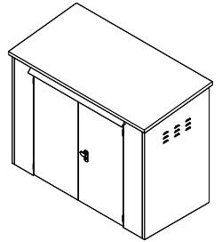 LokBox Horizontal Side Opening - Cycle Storage