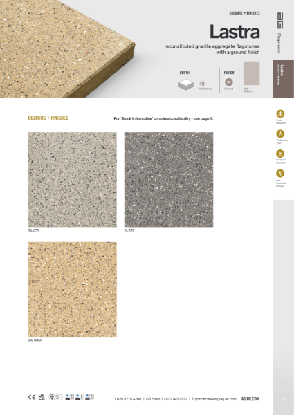 Lastra Flagstone Data Sheet