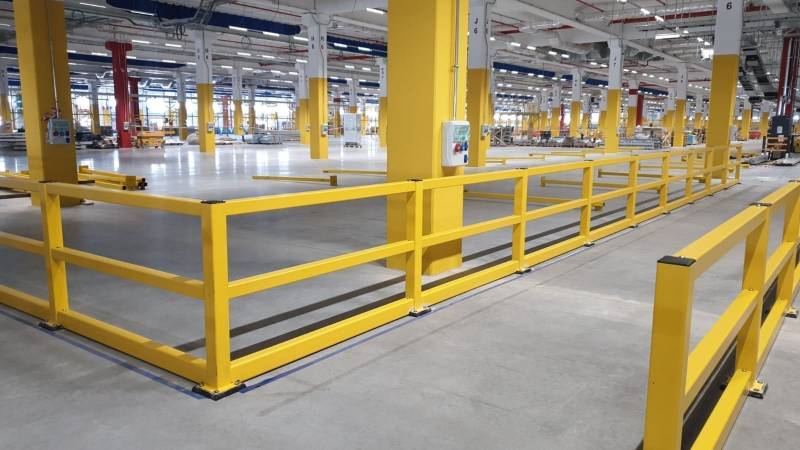 Pedestrian safety barrier and guarding systems