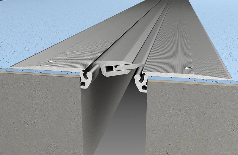 CS Allway® APF-SM Series Metal Floor Joint Covers -  Surface Mounted 