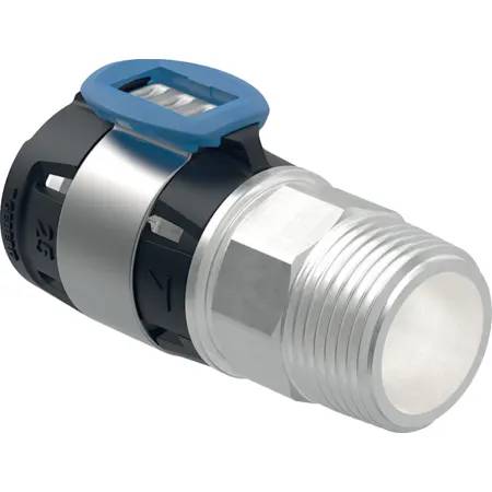 Geberit Flowfit Tap Connector, Straight With Male Thread