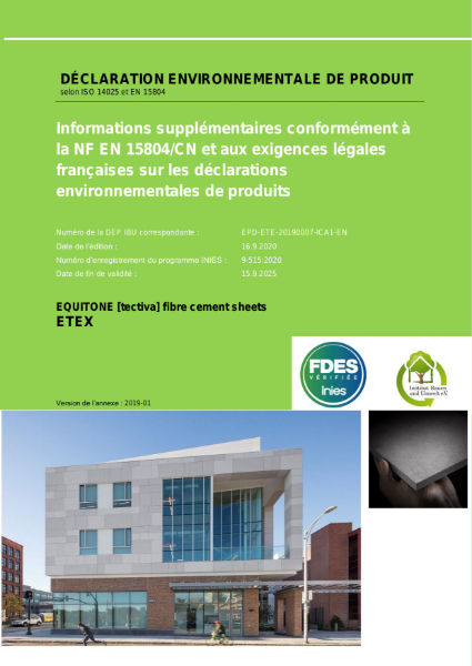  Environmental Product Declaration EPD [tectiva]