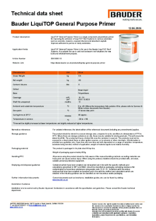 Bauder LiquiTOP General Purpose Primer