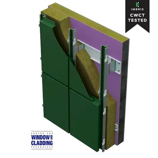 Imbris Hook-On Aluminium Rainscreen Cladding