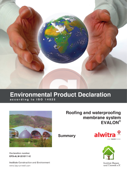 Evalon Environmental Product Declaration