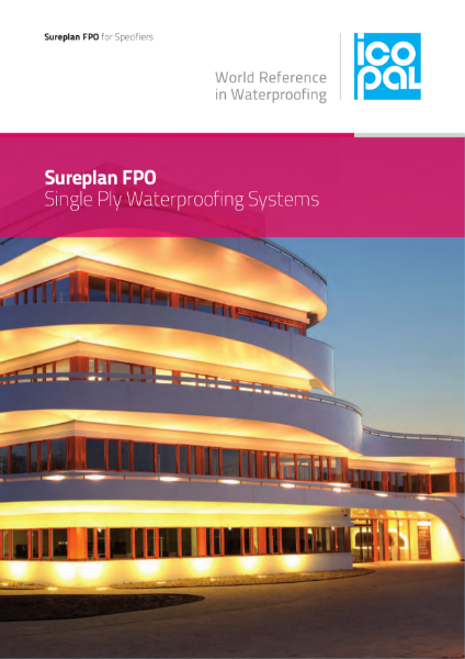 Icopal Sureplan FPO Single Ply Roof Waterproofing Systems for Specifiers