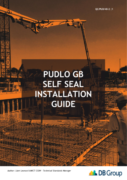 PUDLO GB Self Seal Installation Manual