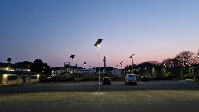 Prolectric Save QinetiQ Farnborough £300k with Solar Lighting Install