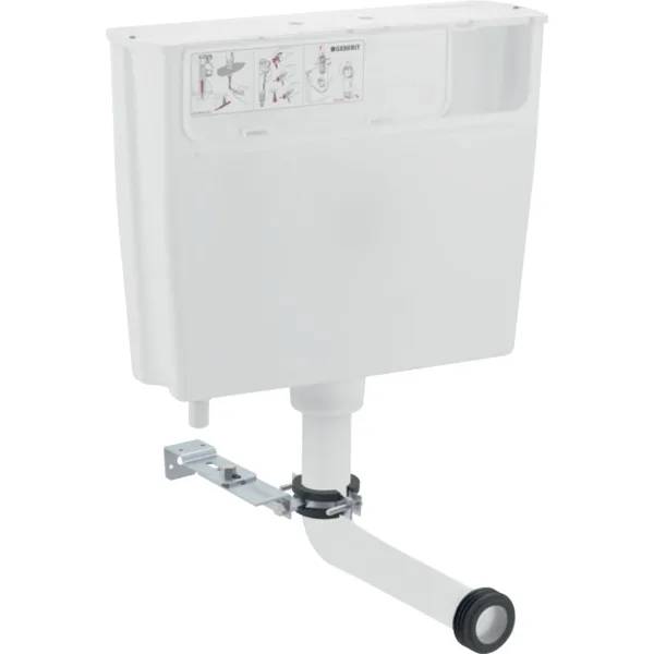 Geberit low-height concealed cistern, 6 / 3 litres, pneumatic flush actuation - Low-Height Concealed Cistern